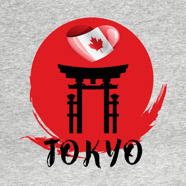 Games in Tokyo: team of Canada by ArtDesignDE